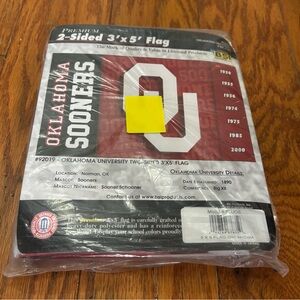 Oklahoma Sooners 2-Sided outdoor 3x5 Flag